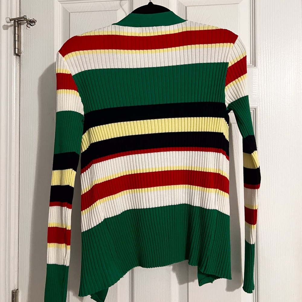 Anthropologie Multicolor Striped Cardigan Sweater - Picture 2 of 3